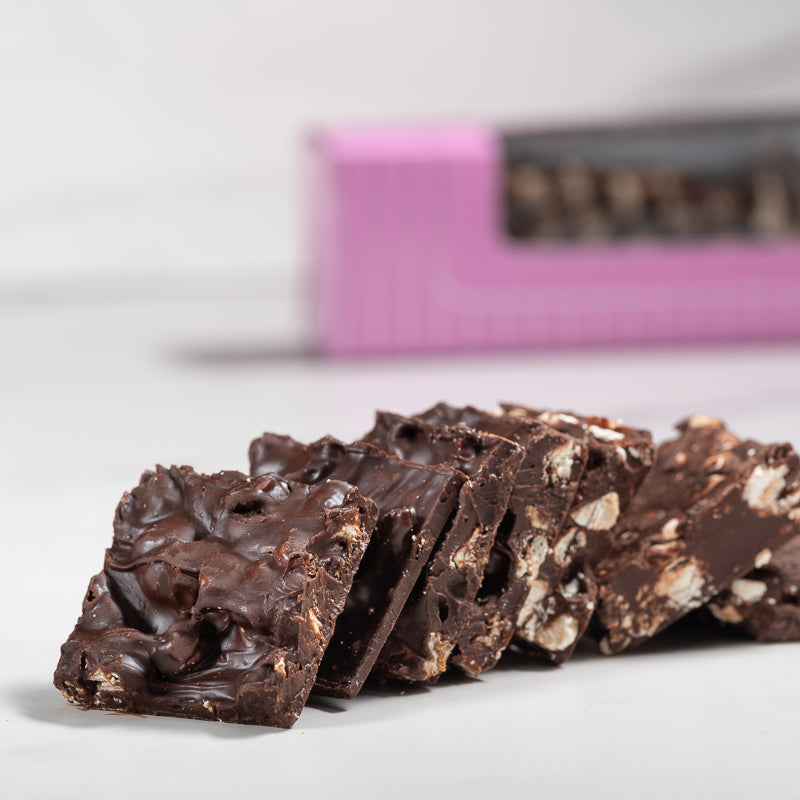 Dark Chocolate Almond Bark 7 oz.