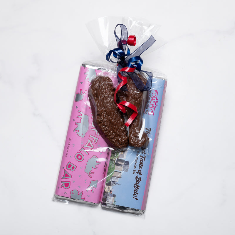 Buffalo Candy Bar And Wing Set Gift Bag