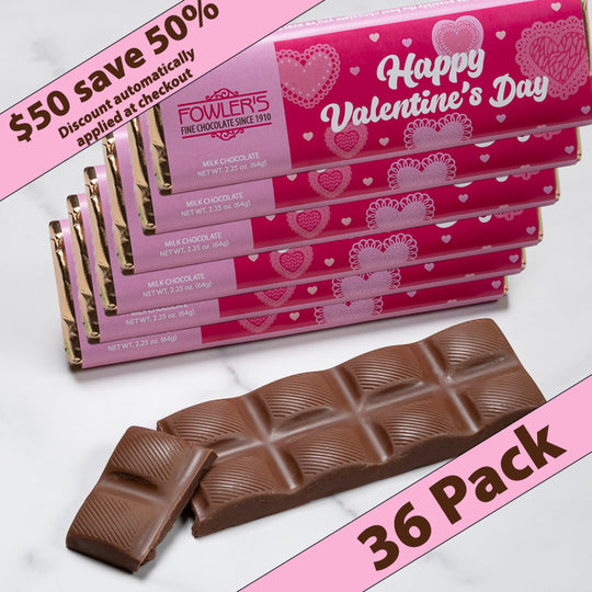 Happy Valentine's Candy Bar - 36 Pack