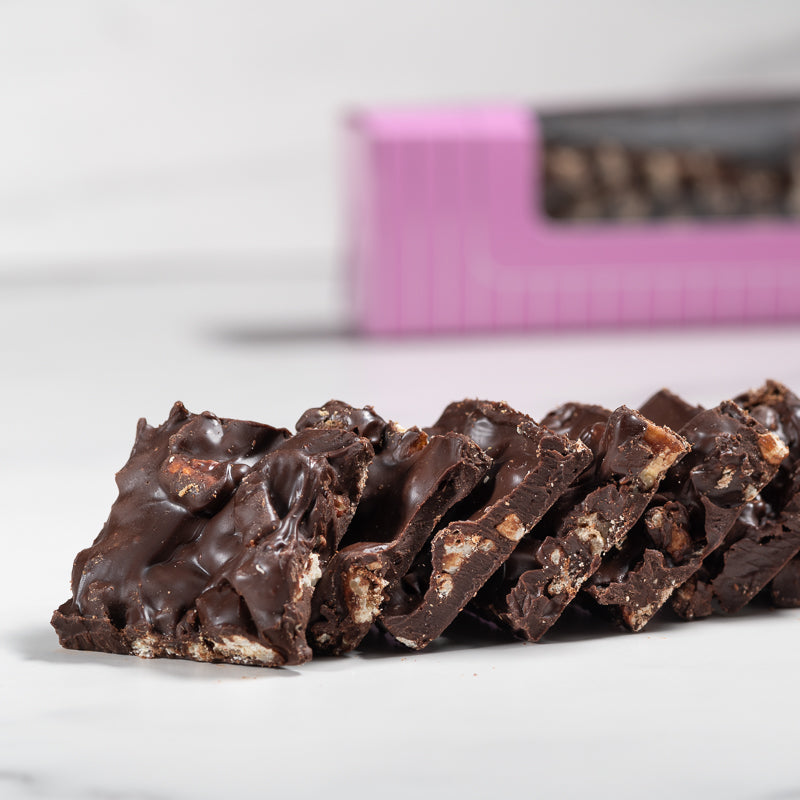 Dark Chocolate Pecan Bark 7 oz.