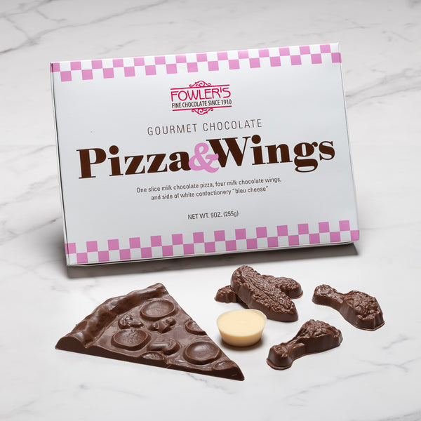 Milk Chocolate Pizza & Wings – Fowler's Chocolates