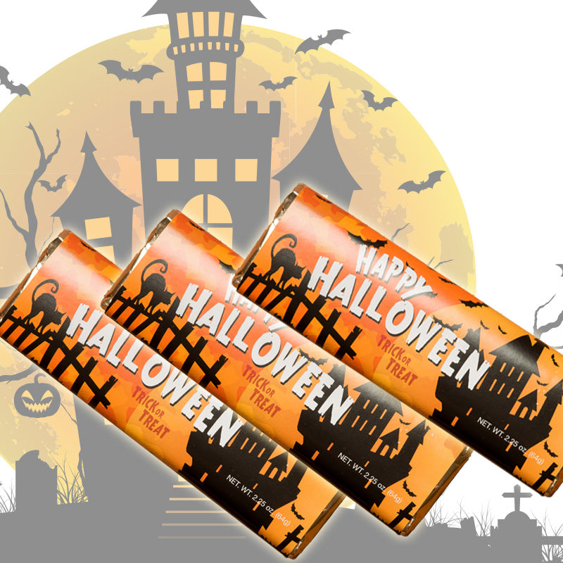 Happy Halloween Candy Bar- 50 pack