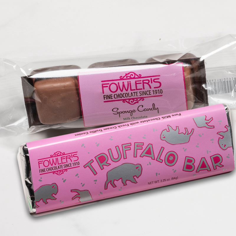 Truffalo Bar And 3 Piece Sponge Candy Gift