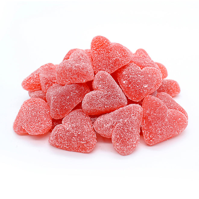 Red Jelly Hearts 8 oz.